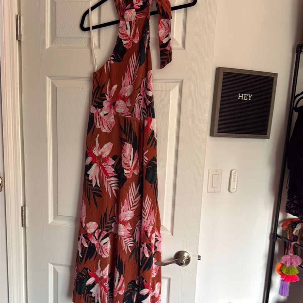 Camila Coelho Vibrant Floral Dress Size Small Halter Dress